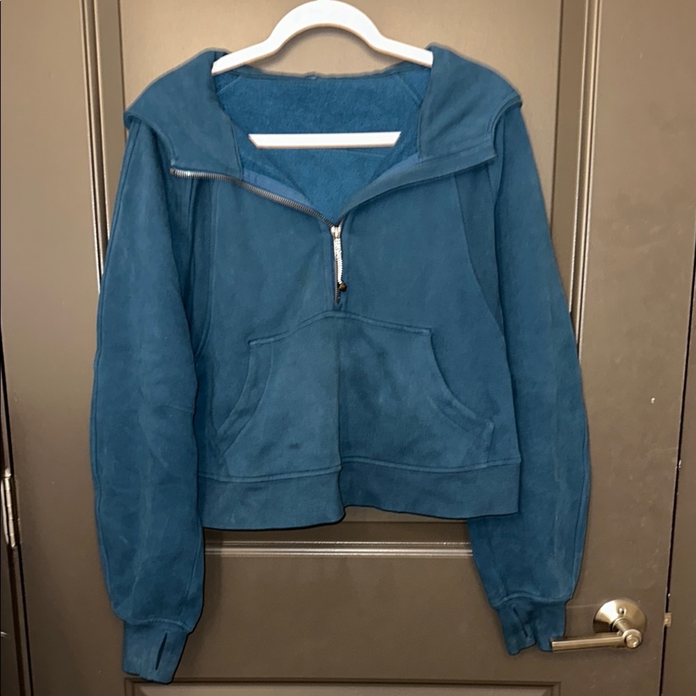 Blue Lululemon Scuba Hoodie